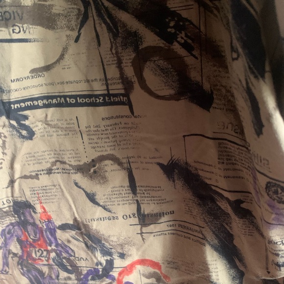 Newspaper Cotton Jacket - Picture 10 of 16